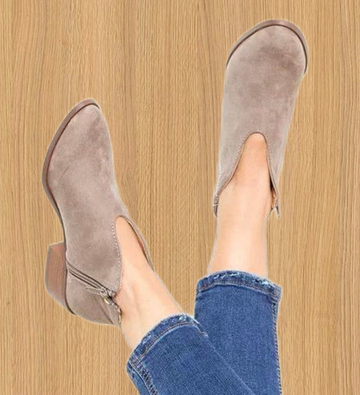 Jessamine™ Booties | V-cut Ankle Boots