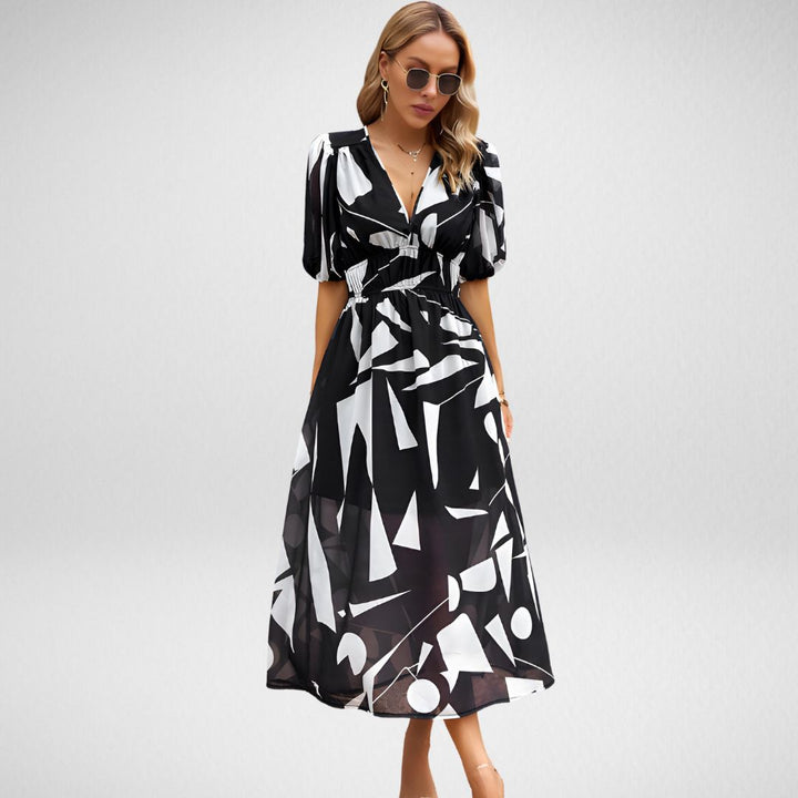 Erica™ Charming V-Neck Dress