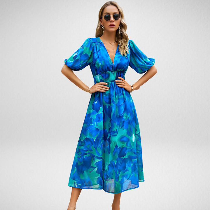Erica™ Charming V-Neck Dress