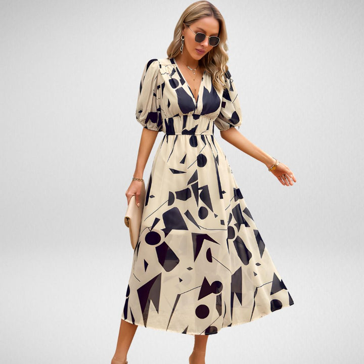 Erica™ Charming V-Neck Dress