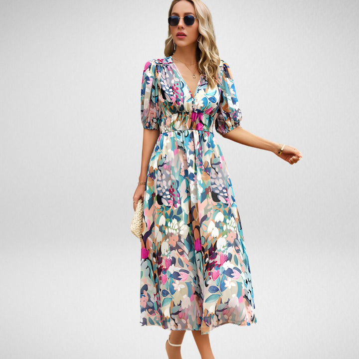 Erica™ Charming V-Neck Dress
