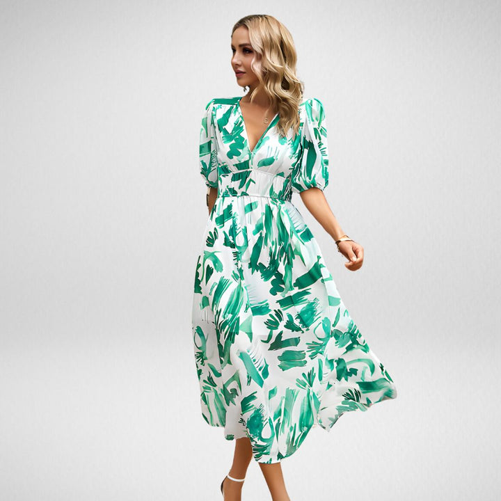 Erica™ Charming V-Neck Dress