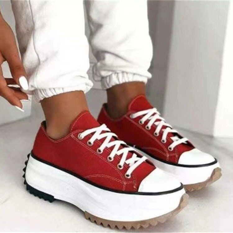 Mireille - LEATHER PLATFORM SNEAKERS
