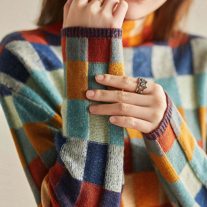 Caryn™ - Cozy Geometric Sweater